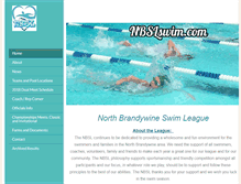 Tablet Screenshot of nbslswim.com